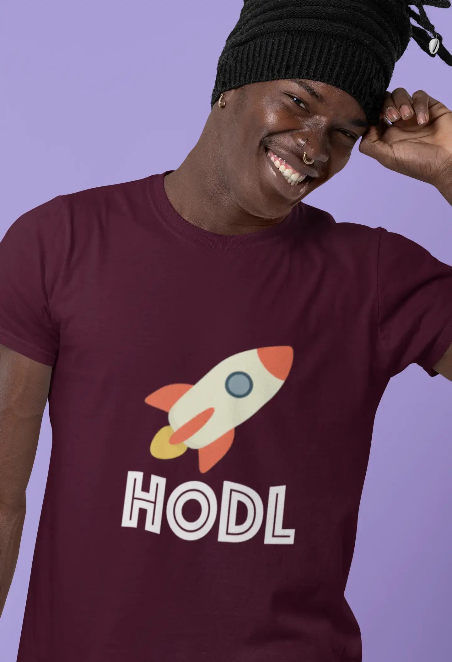 Men's Graphic T-Shirt Hodl To The Moon T-Shirt Crypto Tee Funny Traders Gift Idea