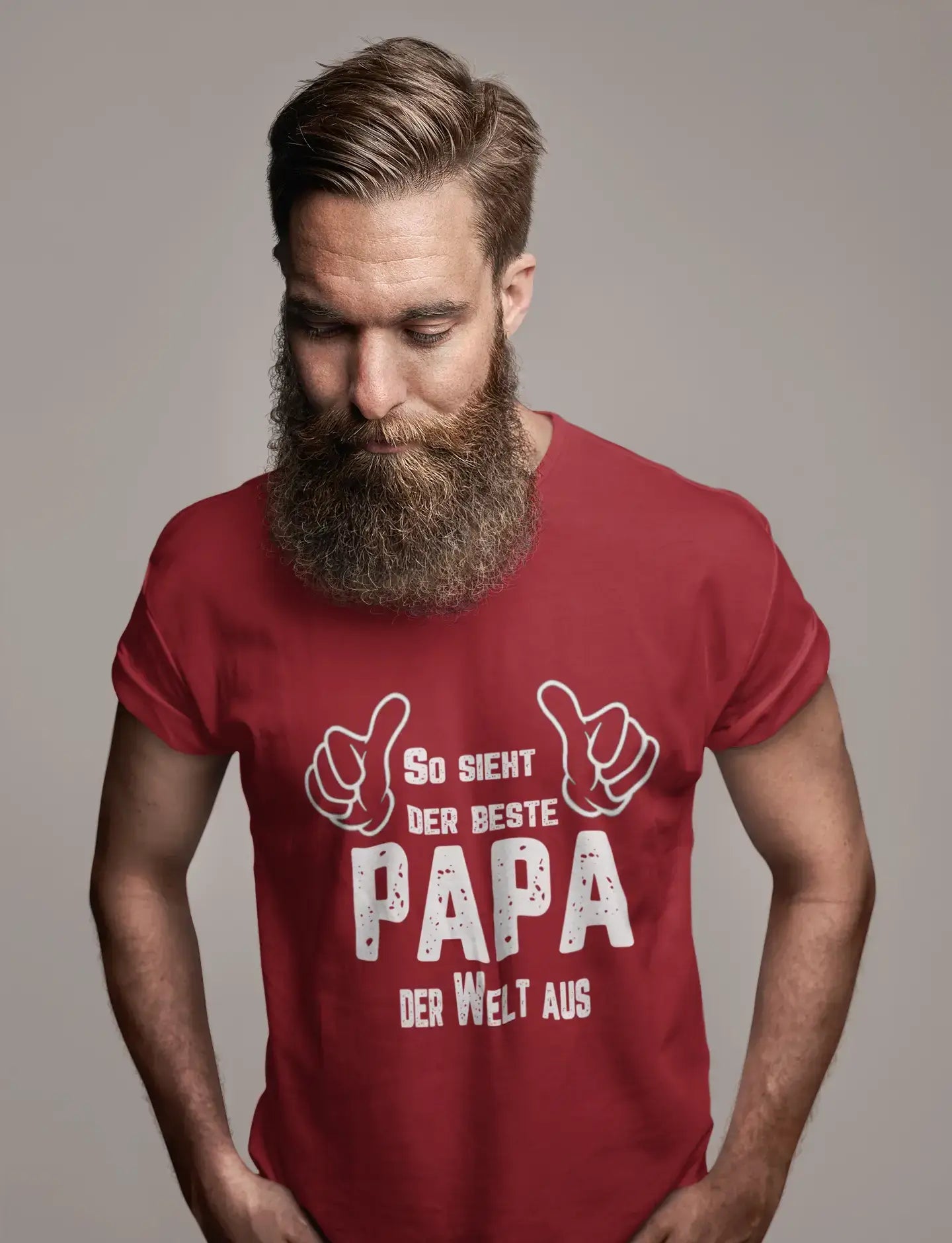 Men's Graphic T-Shirt So Sieht Der Beste Papa Der Welt Aus Gift Idea