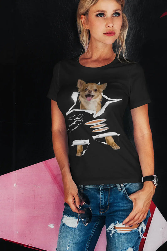 T-shirt biologique ULTRABASIC pour femmes - Chihuahua - Chemise pour chien drôle - Vêtements pour chiens
