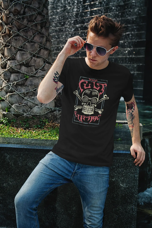 ULTRABASIC Graphic Herren T-Shirt – Electric Music Skull Shirt für Männer
