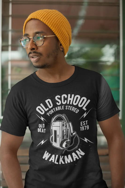 ULTRABASIC Herren T-Shirt Old School Portable Stereo Walkman – Beat Since 1979 T-Shirt