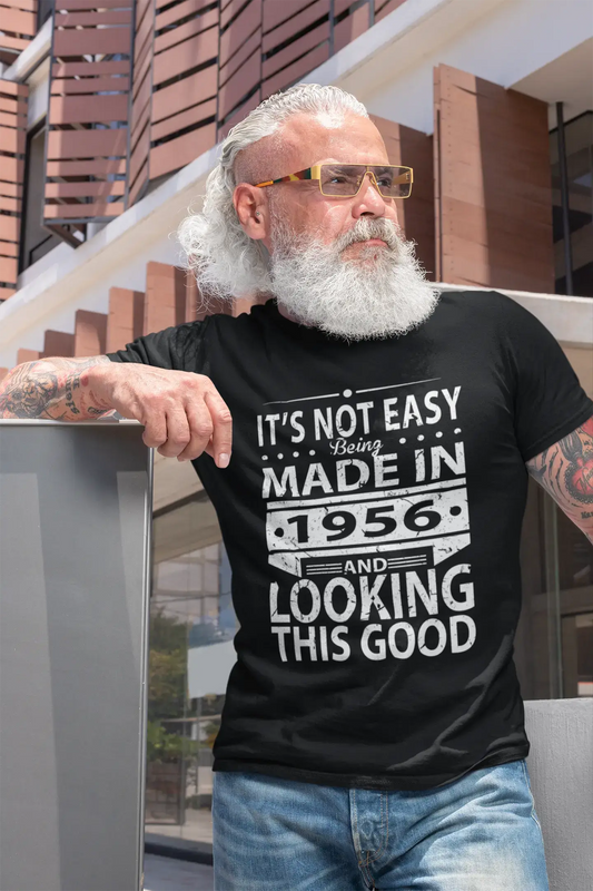 ULTRABASIC Herren T-Shirt Vintage Made in 1956 It's Not Easy Looking This Good – T-Shirt als Geschenk zum 64. Geburtstag
