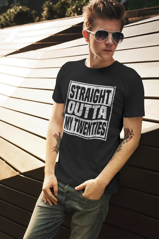 ULTRABASIC Men's Vintage T-Shirt Straight Outta My Twenties - Birthday Gift Tee Shirt