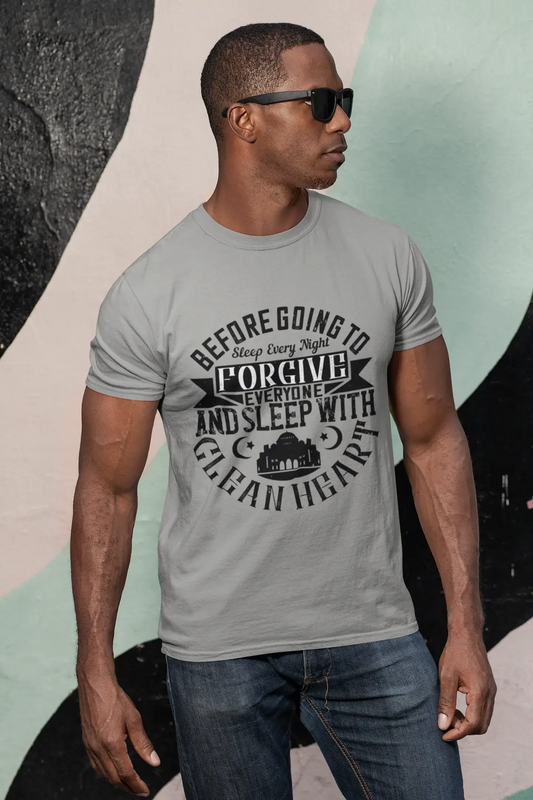ULTRABASIC Herren T-Shirt Before Going to Sleep Every Night Forgive Everyone – muslimisches T-Shirt