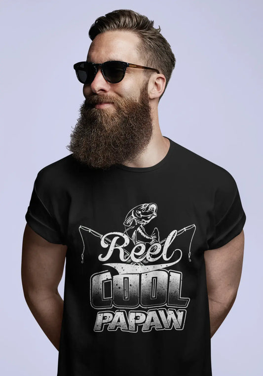ULTRABASIC Men's T-Shirt Reel Cool Papaw - Funny Fishing Shirt