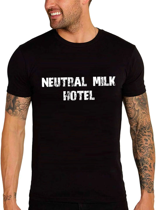 Men's Graphic T-Shirt Neutral Milk Hotel Eco-Friendly Limited Edition Short Sleeve Tee-Shirt Vintage Birthday Gift Novelty
