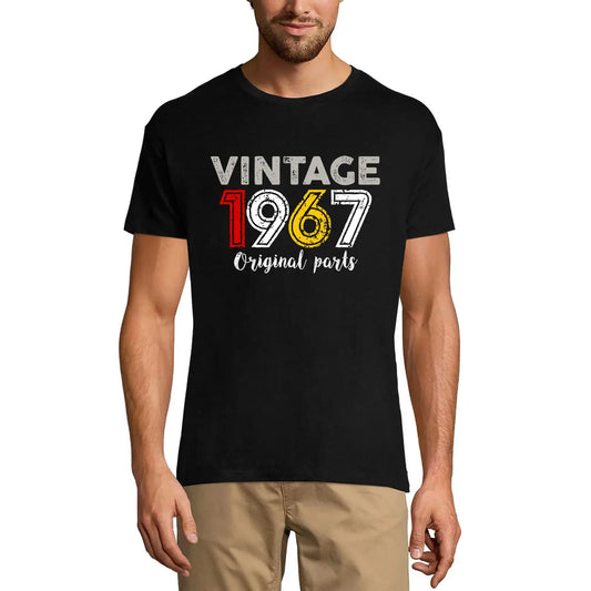 Men's Graphic T-Shirt Original Parts 1967 57th Birthday Anniversary 57 Year Old Gift 1967 Vintage Eco-Friendly Short Sleeve Novelty Tee