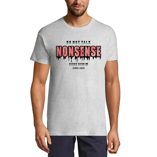 T-shirt noir uni pour hommes