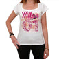 01, Milan, Women's Short Sleeve Round Neck T-shirt 00008 - ultrabasic-com
