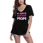 ULTRABASIC Women's T-Shirt My Mom is Super Mom - Short Sleeve Tee Shirt Tops
