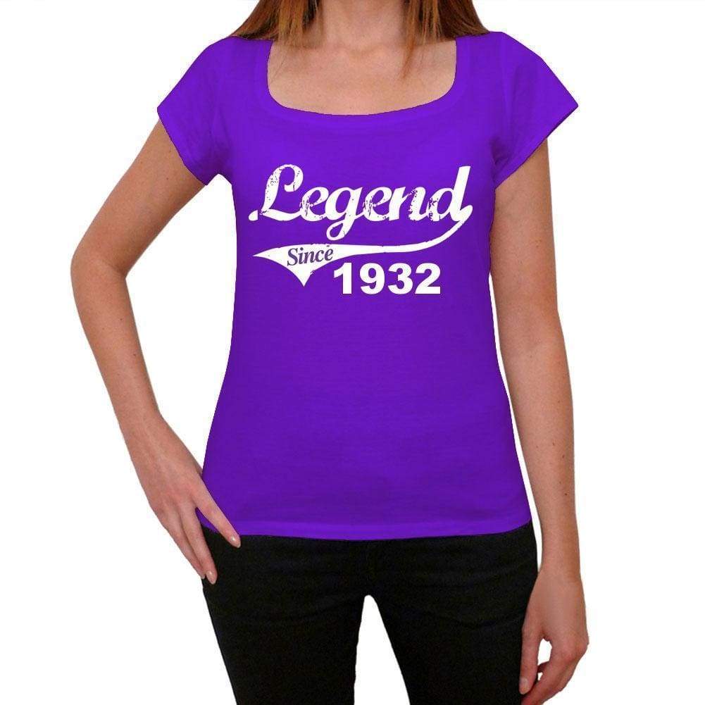 1932, Legend Since Womens T shirt Purple Birthday Gift 00131 ultrabasic-com.myshopify.com