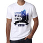 2038 Living Wild Since 2038 Mens T-Shirt White Birthday Gift 00508 - White / Xs - Casual