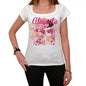 21 Alicante Womens Short Sleeve Round Neck T-Shirt 00008 - White / Xs - Casual