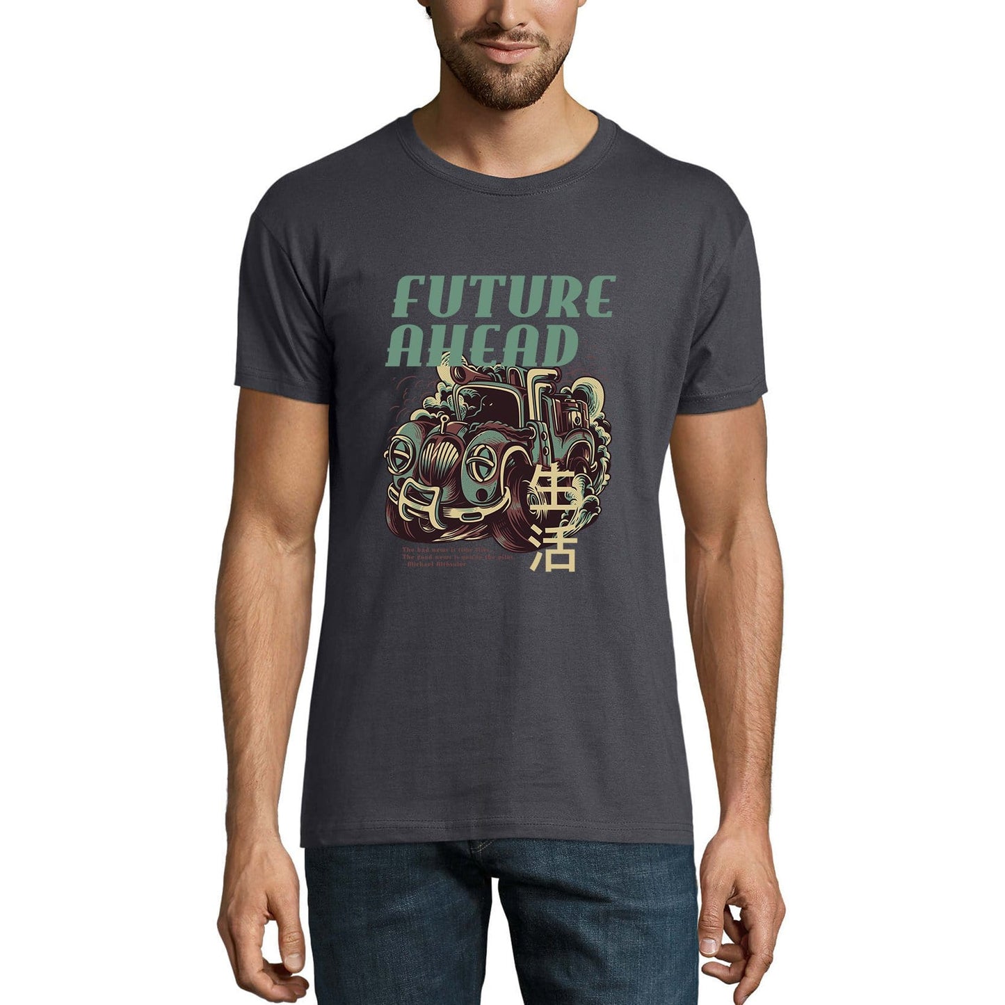 T-Shirt de nouveauté pour hommes ULTRABASIC Future Ahead-T-Shirt de voiture drôle