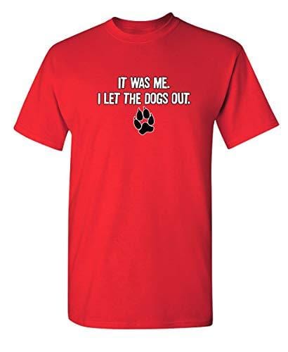 Men's T-shirt It was Me Graphic Sarcastic Funny T-Shirt Red