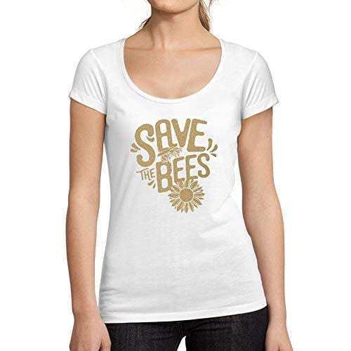 Ultrabasic – Herren-Sweatshirt mit bedruckter Grafik und Kappe „Save The Bees“ in Weiß