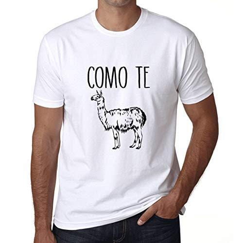 Ultrabasic - Homme T-Shirt Graphique Como Te Lama Blanc