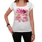 43 Rome City With Number Womens Short Sleeve Round White T-Shirt 00008 - White / Xs - Casual