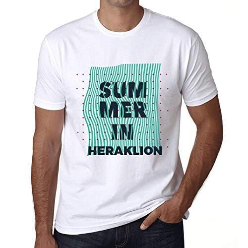 Ultrabasic - Homme Graphique Summer in HERAKLION Blanc