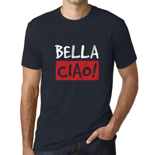 Homme T-Shirt Graphique Imprimé Vintage Tee Bella Ciao Marine