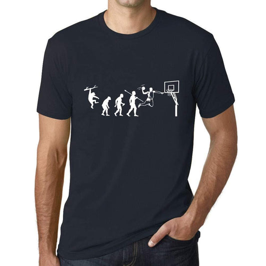 Ultrabasic - T-Shirt Unisexe Graphique Évolution du Basket Marine