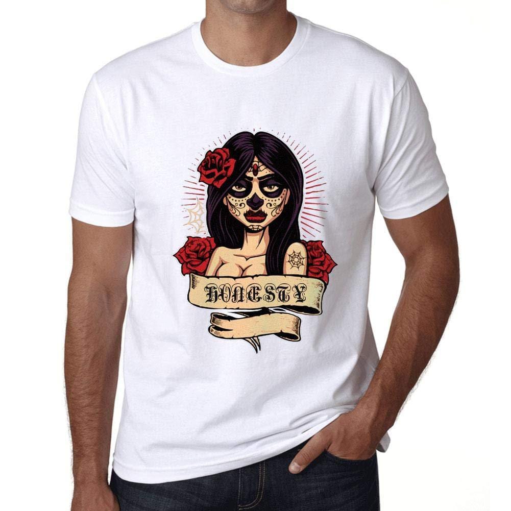 Ultrabasic - Homme T-Shirt Graphique Women Flower Tattoo Honesty