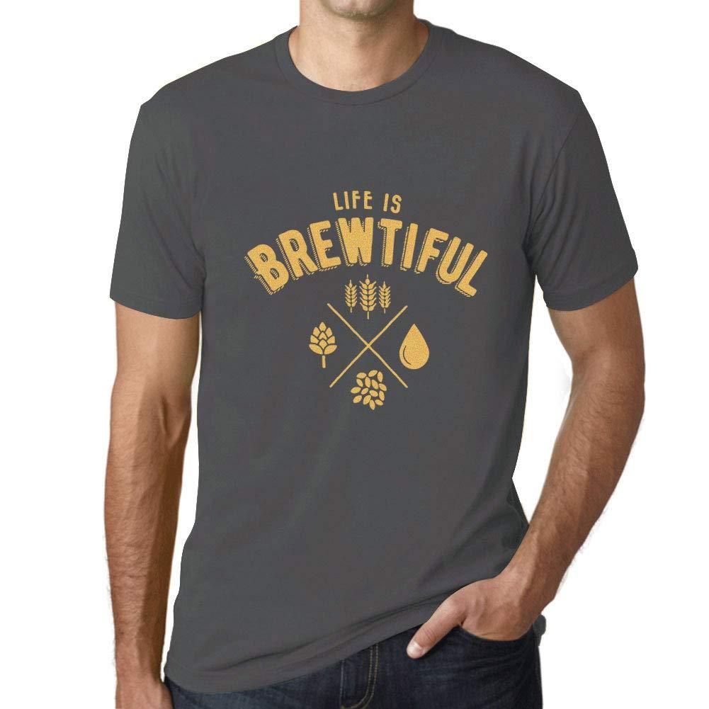 Ultrabasic - T-shirt unisexe graphique Life is Brewtiful Beer Casual pour hommes