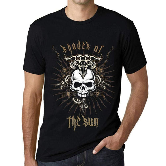 Ultrabasic - Homme T-Shirt Graphique Shades of The Sun Noir Profond
