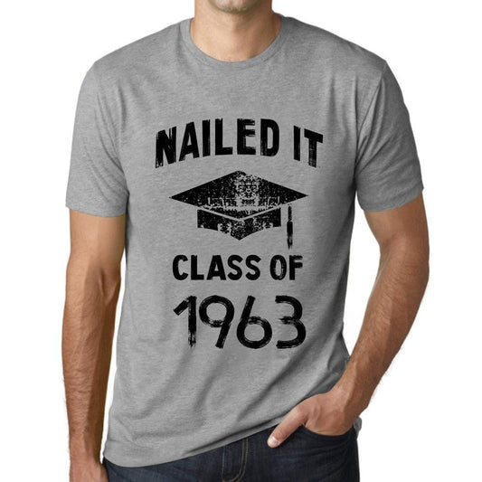 Homme T Shirt Graphique Imprimé Vintage Tee Nailed it Class of 1963