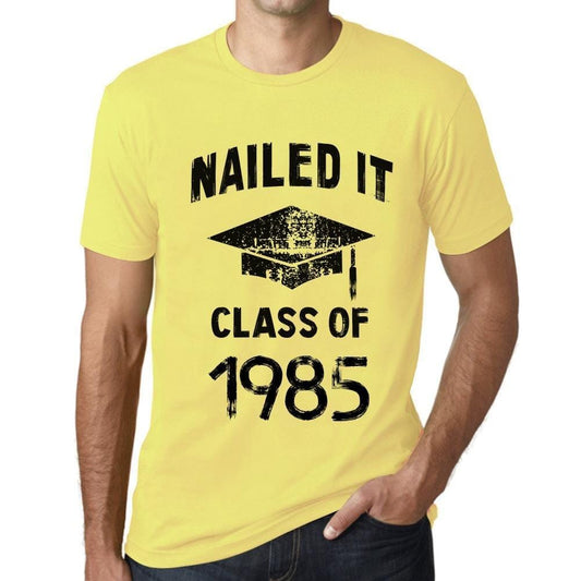 Homme T Shirt Graphique Imprimé Vintage Tee Nailed it Class of 1985