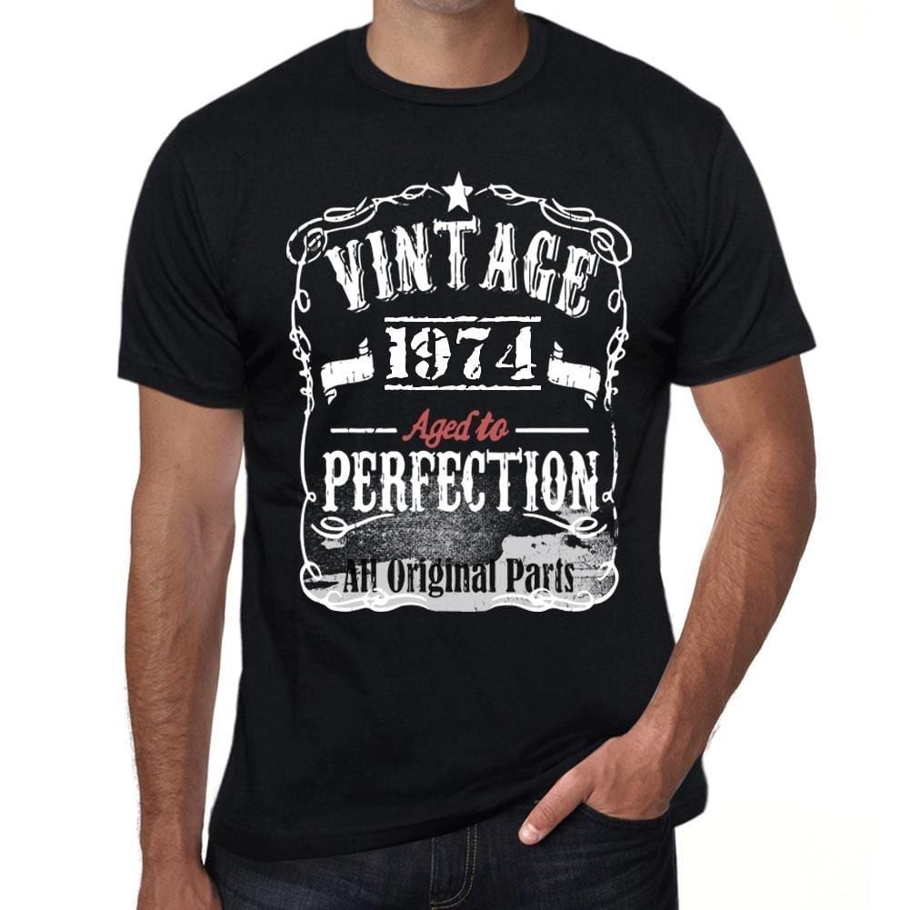 Homme Tee Vintage T Shirt 1974 Vintage Aged to Perfection