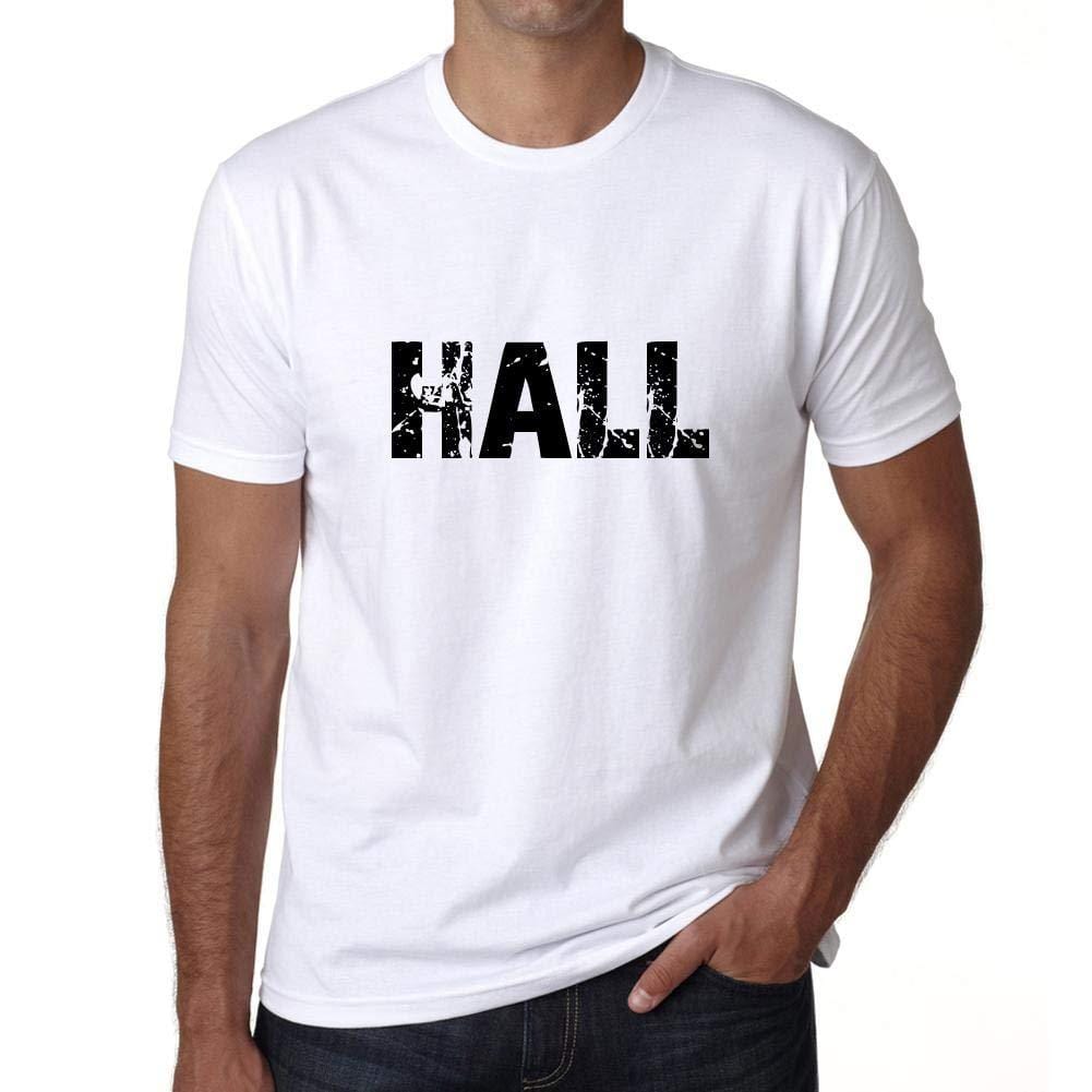 Ultrabasic ® Nom de Famille Fier Homme T-Shirt Nom de Famille Idées Cadeaux Tee Hall Blanc