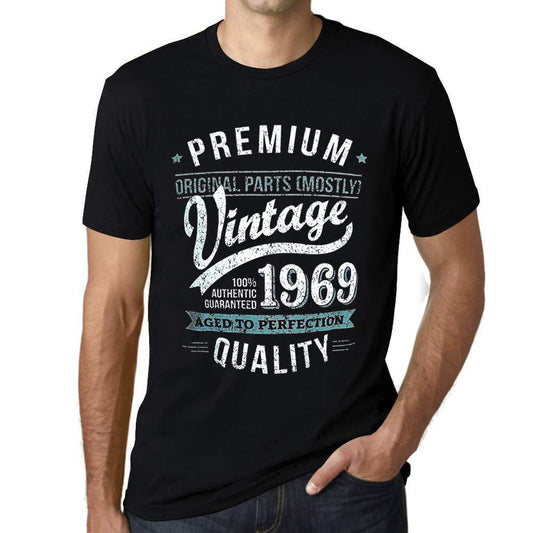 Ultrabasic - 1969 Année Millésim - Cadeau d'anniversaire Depuis 50 Ans T-Shirt Unisex Tee Noir Profond