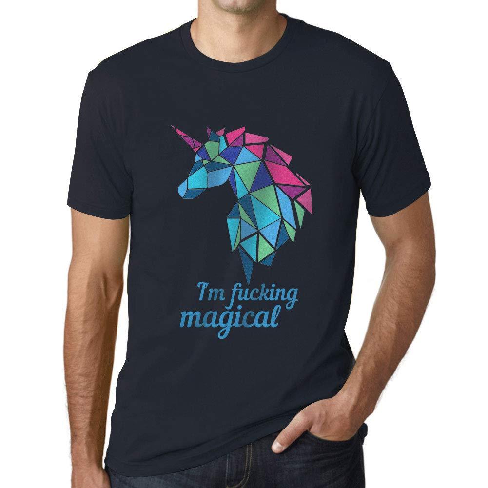 Ultrabasic Homme T-Shirt Graphique I'm F*cking Magical Marine