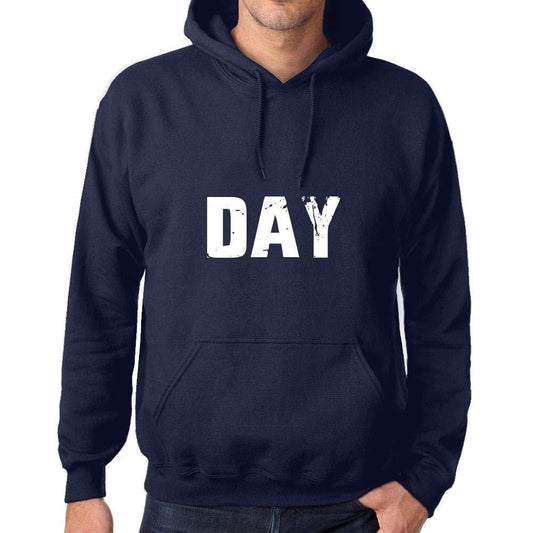 Ultrabasic Homme Femme Unisex Sweat à Capuche Hoodie Popular Words Day French Marine