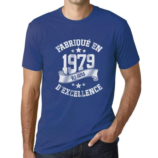 Ultrabasic - Fabriqué en 1979, 40 Ans d'être Génial Unisex T-Shirt Royal