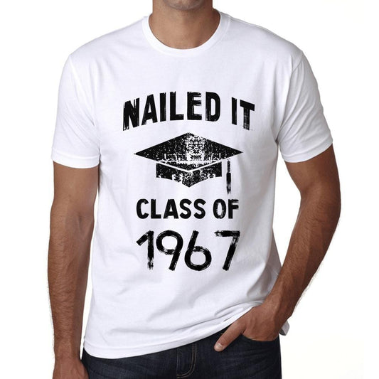 Homme T Shirt Graphique Imprimé Vintage Tee Nailed it Class of 1967