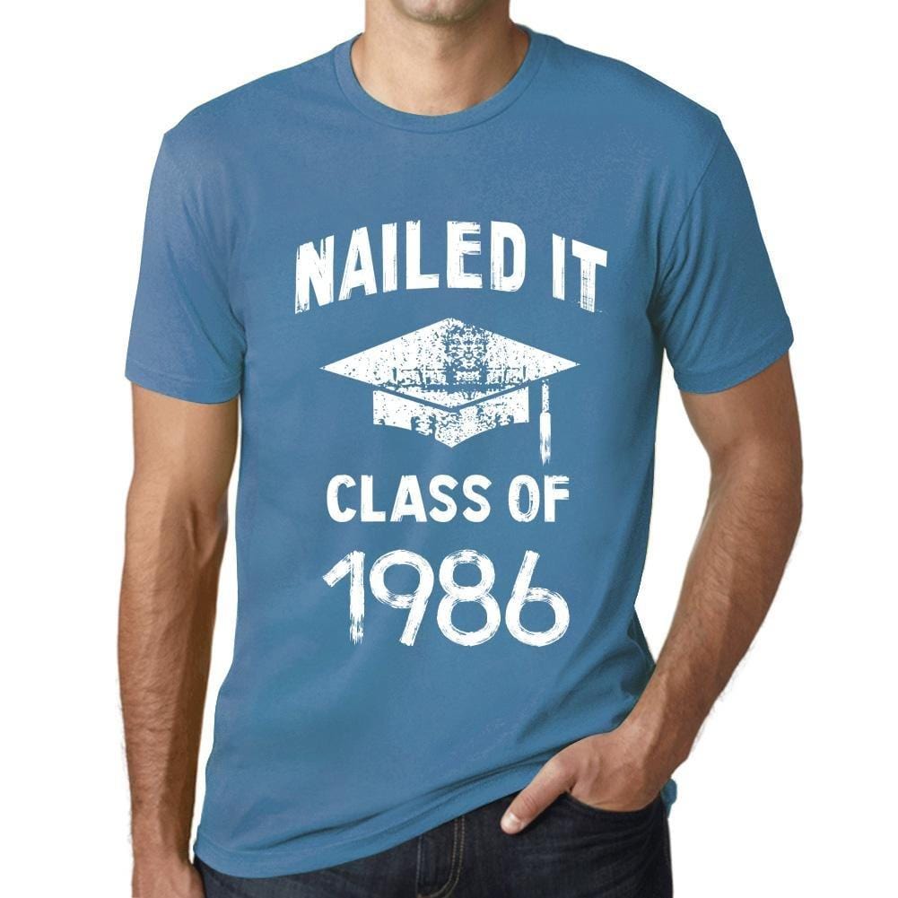 Homme T Shirt Graphique Imprimé Vintage Tee Nailed it Class of 1986