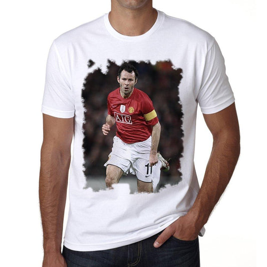 Ryan Giggs T-Shirt,Homme,Blanc,t Shirt Homme