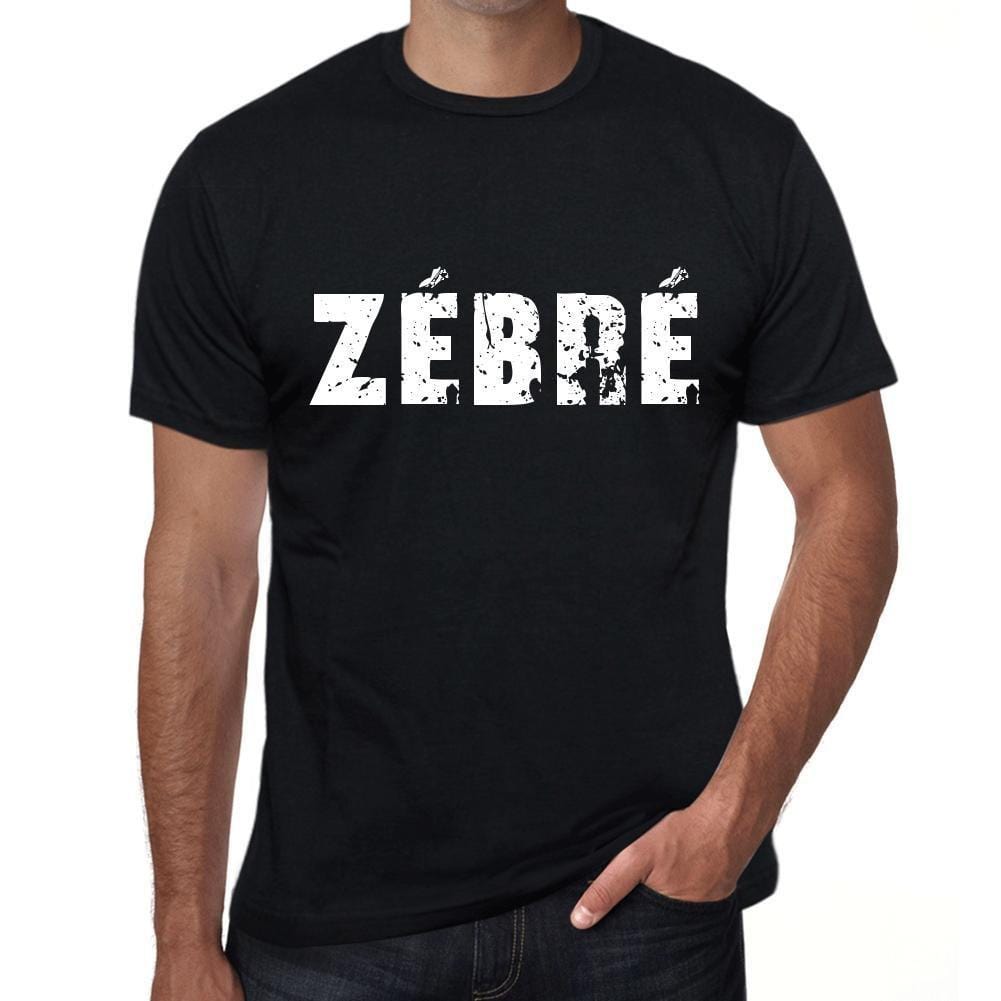 Homme T Shirt Graphique Imprimé Vintage Tee Zébré