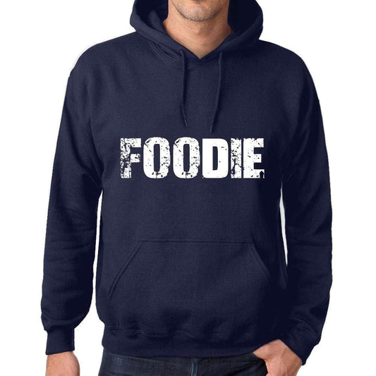 Ultrabasic Homme Femme Unisex Sweat à Capuche Hoodie Popular Words Foodie French Marine