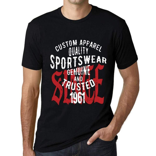 Ultrabasic - Homme T-Shirt Graphique Sportswear Depuis 1961 Noir Profond