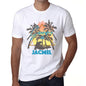 Men’s <span>Graphic</span> T-Shirt Summer Triangle Jacmel White - ULTRABASIC