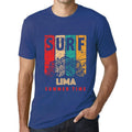 Men's Graphic T-Shirt Surf Summer Time LIMA Royal Blue
