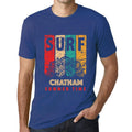 T-Shirt <span>Graphique</span> <span>Homme</span> Surf Summer Time CHATHAM <span>Bleu Royal</span>