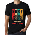 <span>Grafisches</span> T-Shirt <span>für Herren</span> Surf Summer Time JACMEL <span>Deep Black</span>