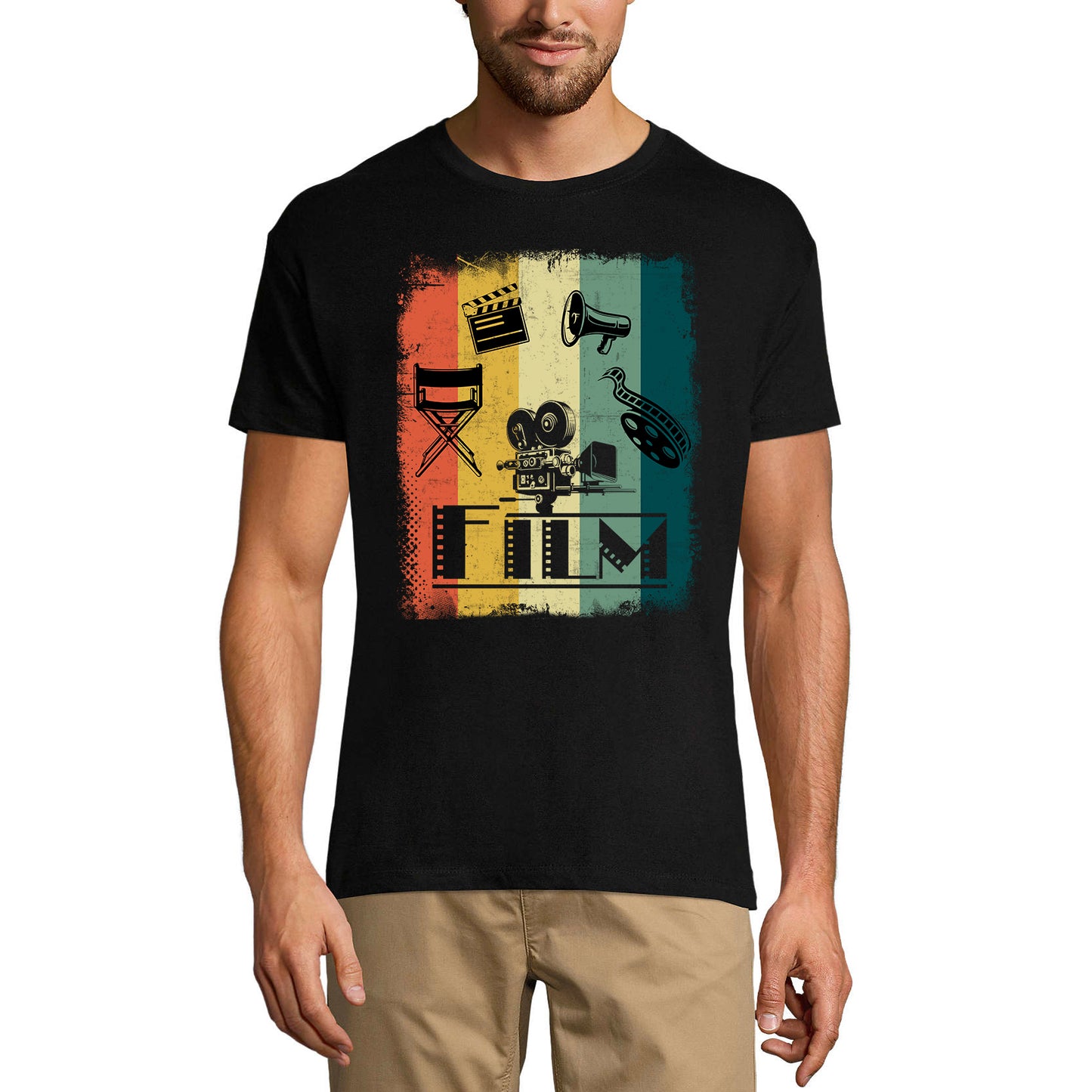 ULTRABASIC Herren Grafik T-Shirt Retro Film Movie Maker – Produzenten Vintage T-Shirt
