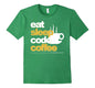 T-shirt unisexe graphique Eat Sleep Code Coffee Tee 