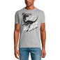 ULTRABASIC T-shirt graphique pour hommes Raptor Veloz - Chemise de cauchemar de minuit pour hommes