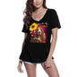 ULTRABASIC T-Shirt Col V Femme My Only Sunshine - Basset Hound - Chemise Vintage
